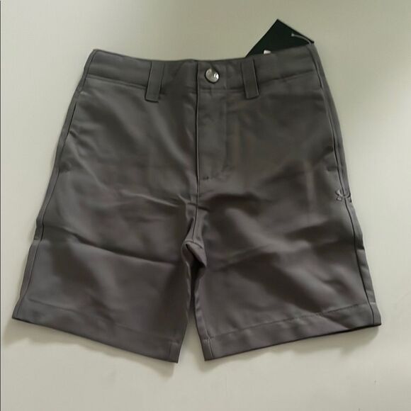 Kids Under Armour Gray Shorts Tailored Fit - Picture 1 of 1